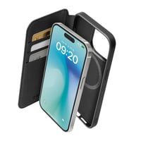 MagSafe-kompatible aufklappbare Hülle für iPhone 16 Pro, Schwarz