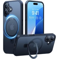 Ostand Series für iPhone 16 Plus Black Handyhülle