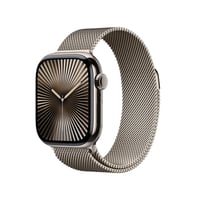 Watch Series 10 GPS + Cellular, 46 mm Titangehäuse Natur, mit Milanese Armband Natur - S/M