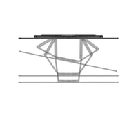 TV-Wandhalterung FULLMOTION "Ultraslim", 600x400, 229 cm (90"), Schwarz (00220851)