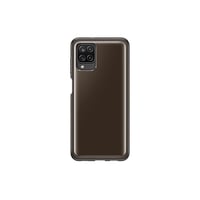 EF-QA125 Soft Clear Cover für Galaxy A12, Black Handyhülle