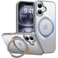Ostand Pro Series für iPhone 16 Titanium Grey Handyhülle