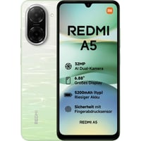 Redmi A5 3GB + 64GB Green Smartphone