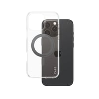 CARE by PanzerGlass® Feature Case Transparent Black Kickstand & MagSafe iPhone 16 Pro Max