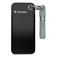 Pocket SSD 1 TB, Schlüsselanhänger mit Kabelbefestigung, Schwarz/Grau Pocket SSD 1 TB, Schlüsselanhänger mit Kabelbefestigung, Schwarz/Grau