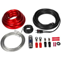 GelldG Auto Verstärker Kabel Set, 10GA Kfz Verstärker Kabelsatz Audio-Kabel,  (4.5 cm)