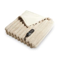 Yentl Striped Beige Heizdecke