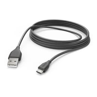Cavo USB 2 In 1 Hamas – USB-A A Micro-USB Con Adattatore USB-C – 1 Metro, Grigio - 4