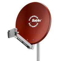 Offset-Parabloantenne CAS 80 rotbraun