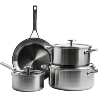 Topfset 4-teilig Edelstahl Kochgeschirrset