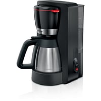 Melitta Enjoy® Top Therm Filterkaffeemaschine, Schwarz-silber