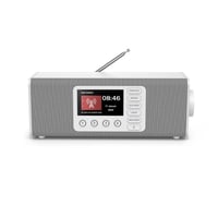 Digitalradio "DR2002", FM/DAB/DAB+/Bluetooth® RX, Radiowecker, Stereo, Weiß (00054263)