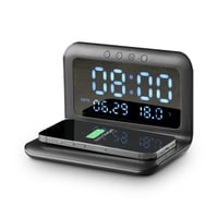 Wireless Smart Clock Charger Black (60402)