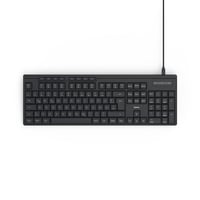 Hama CK-400 Tastiera Casa/ufficio USB QWERTZ Tedesco Nero Grigio Scuro 96745232