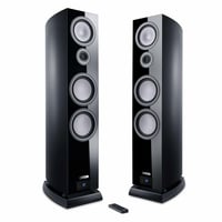 Wireless Aktiv-Lautsprecher Smart Vento 9 S2 schwarz high gloss Set
