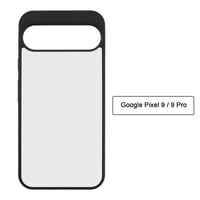 Sublimation Case für Google Pixel 9 / 9 Pro, Schwarz + Glas