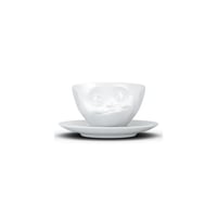 Kaffeetasse 200ml - Lecker weiß Tasse