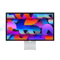 Studio Display, Silber, 27 Zoll, 5K, Nanotextur Glas, Neigungsverstellbarer Standfuß