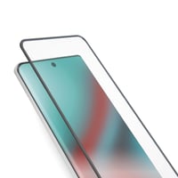 Glas Displayschutz Full Cover für Motorola Moto G85, Schwarz Schutzglas