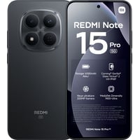 Redmi Note 15 Pro 5G 8GB + 256GB Black Smartphone Redmi Note 15 Pro 5G 8GB + 256GB Black Smartphone