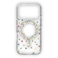 Clear Case MagSafe iPhone 17 Pro Max, Petite Floral Handyhülle
