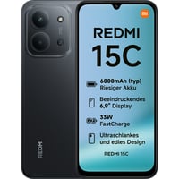 Redmi 15C 4G 4GB+128GB Midnight Black Smartphone
