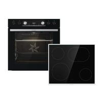 Beko Einbau-Herd-Set BBUM12321X – Mit Dampfreinigung, Aero-Technologie, 8 Funktionen