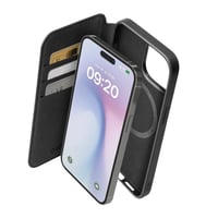 MagSafe-kompatible aufklappbare Hülle für iPhone 16 Pro Max, Schwarz