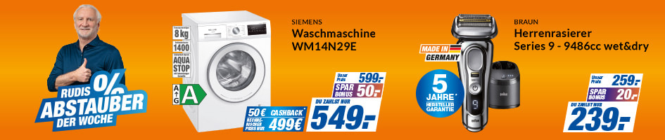 Rudis Abstauber der Woche KW 40 (02.10. - 12.10.2026)
