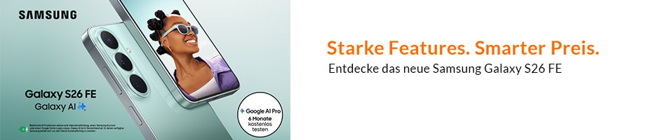 Samsung Galaxy S26 FE Start (04.09. - 18.09.2026)
