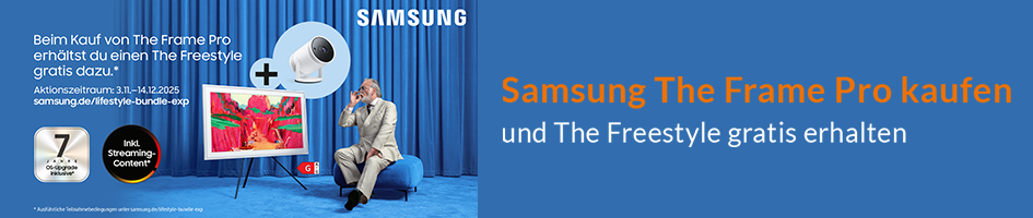 Samsung VSX Expert Black Friday Lifestyle Bundle Aktion (03.11. - 14.12.2025)
