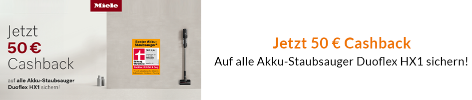 Miele DuoFlex Cashback Aktion