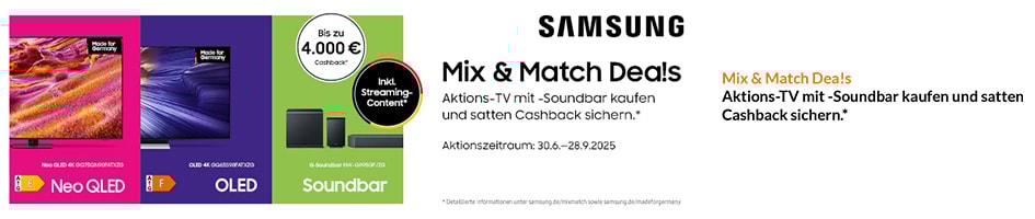 Samsung VSX Mix & Match Deals