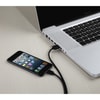 Lade-Sync-Kabel, Micro-USB, 3 m, schwarz