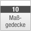 Anzahl Maßgedecke