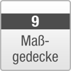 Anzahl Maßgedecke