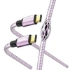 Lade-/Datenkabel "Reflective", USB Type-C - USB Type-C, 1,5 m, Lavendel