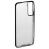 Handyhülle Cover "Clear&Chrome" für Samsung Galaxy S22 (5G), Schwarz