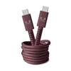 USB-C - USB-C Kabel "Fabriq", 2,0 m, Deep Mauve