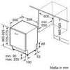 SX63EX02AE Einbau-Geschirrspüler vollintegriert 60 cm