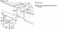 Einbau-Dampfbackofen B69FY5CY0 N 90 Flex Design