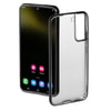 Handyhülle Cover "Clear&Chrome" für Samsung Galaxy S22 (5G), Schwarz