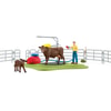 Kuh Waschstation Spielfiguren-Set