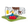 Kuh Waschstation Spielfiguren-Set