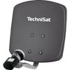 DIGIDISH 33, Satfinder V/H-LNB Satellitenschüssel 33 cm mit Single LNB