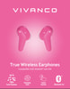 Bluetooth® Fresh Pair, True Wireless Stereo Headset pink In-Ear Kopfhörer