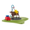 Kuh Waschstation Spielfiguren-Set