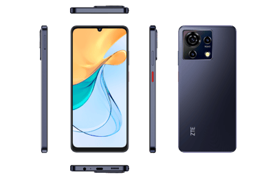 CAXKJE Custodia per ZTE Blade V50 Vita (6.75 Pollice) + [2 Pezzi] Pellicola Vetro Temperato,Nero Cover Morbido Silicone Custodie TPU Cover,per Blade V50 Vita Antiurto Case - A24