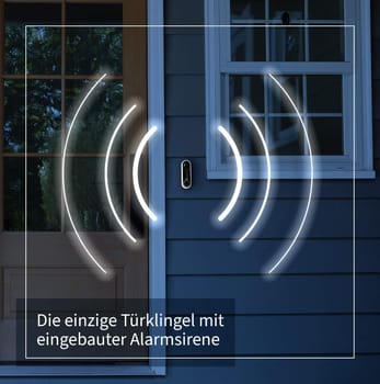 Kabellose Arlo Essential Video-Türklingel & Chime 2 Türgong weiß