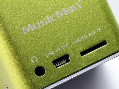 Mini MusicMan Soundstation (USB, SD) grün